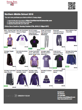 NMS Spiritwear options 